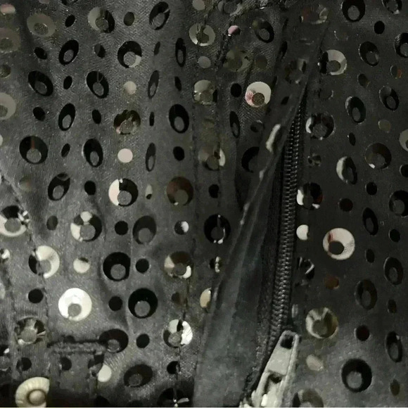 Vintage Y2K 2000s Cavaricci Black Sequin Bootcut Pants Size 5 Waist 28” - Picture 10 of 16